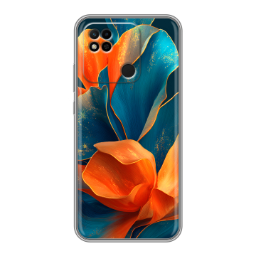 Силиконовый чехол на Xiaomi Redmi 10A с принтом Цветы