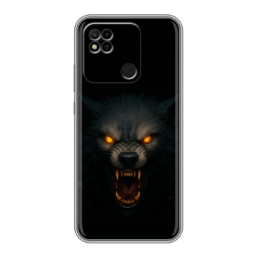 Силиконовый чехол на Xiaomi Redmi 10A с принтом Волк Силиконовый чехол на Xiaomi Redmi 10A с принтом Волк