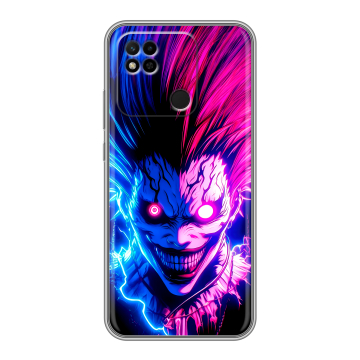 Силиконовый чехол на Xiaomi Redmi 10A с принтом Death note Тетрадь смерти Силиконовый чехол на Xiaomi Redmi 10A с принтом Death note Тетрадь смерти