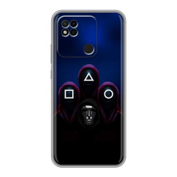 Силиконовый чехол на Xiaomi Redmi 10A с принтом Игра Кальмара Силиконовый чехол на Xiaomi Redmi 10A с принтом Игра Кальмара