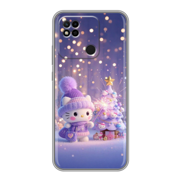 Силиконовый чехол на Xiaomi Redmi 10A с принтом Новый год
