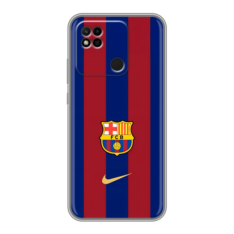 Силиконовый чехол на Xiaomi Redmi 10A с принтом Барселона Barcelona Силиконовый чехол на Xiaomi Redmi 10A с принтом Барселона Barcelona
