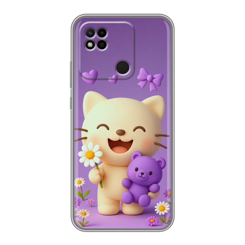 Силиконовый чехол на Xiaomi Redmi 10A с принтом для девочек Силиконовый чехол на Xiaomi Redmi 10A с принтом для девочек