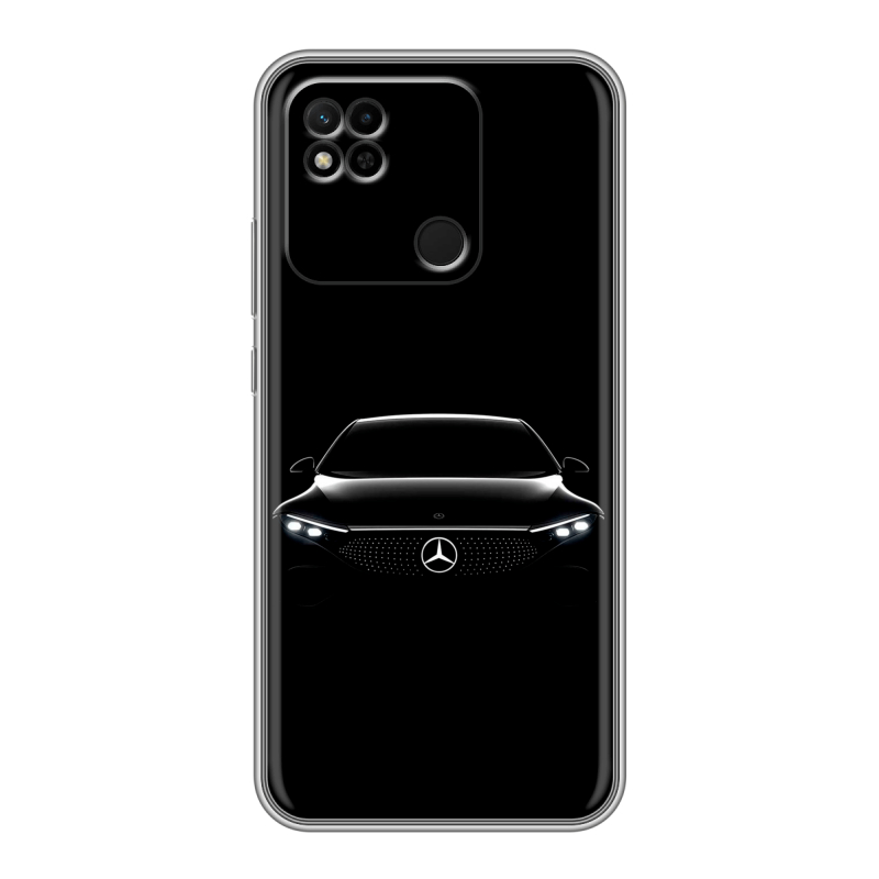Силиконовый чехол на Xiaomi Redmi 10A с принтом Mercedes Мерседес Силиконовый чехол на Xiaomi Redmi 10A с принтом Mercedes Мерседес