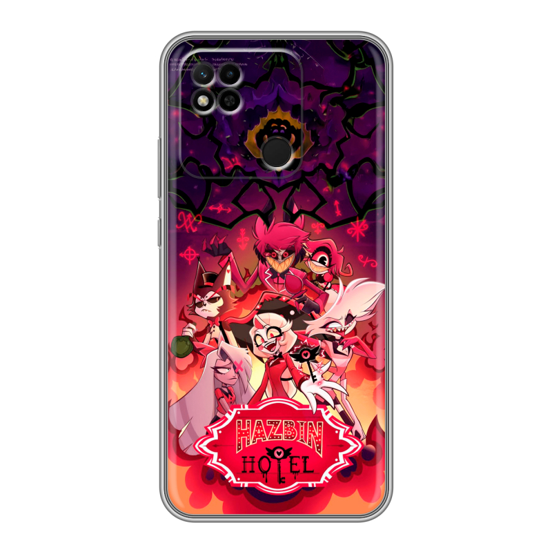 Силиконовый чехол на Xiaomi Redmi 10A с принтом Hazbin Hotel Отель Хазбин Силиконовый чехол на Xiaomi Redmi 10A с принтом Hazbin Hotel Отель Хазбин