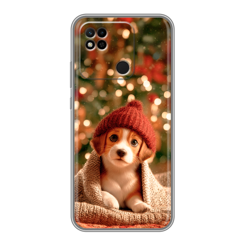 Силиконовый чехол на Xiaomi Redmi 10A с принтом Новый год Силиконовый чехол на Xiaomi Redmi 10A с принтом Новый год