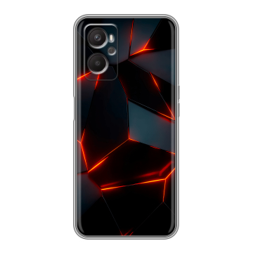 Силиконовый чехол на OPPO A96 с принтом Яркие абстракции Силиконовый чехол на OPPO A96 с принтом Яркие абстракции