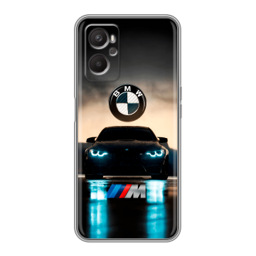Силиконовый чехол на OPPO A96 с принтом БМВ BMW