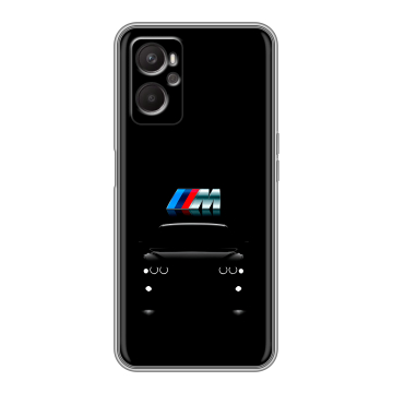 Силиконовый чехол на OPPO A96 с принтом БМВ BMW