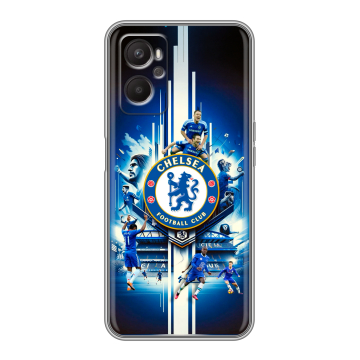 Силиконовый чехол на OPPO A96 с принтом Chelsea Челси