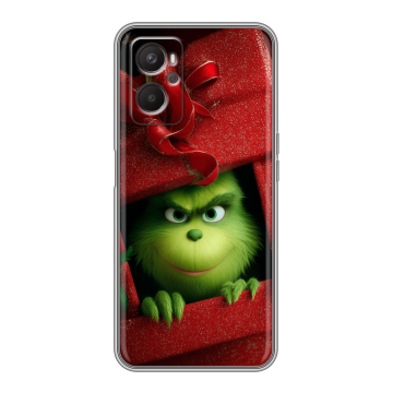Силиконовый чехол на OPPO A96 с принтом Новый год