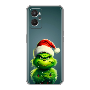 Силиконовый чехол на OPPO A96 с принтом Новый год Силиконовый чехол на OPPO A96 с принтом Новый год