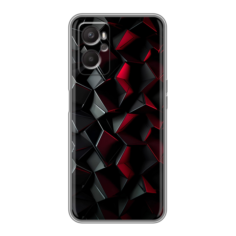 Силиконовый чехол на OPPO A96 с принтом Абстракция Силиконовый чехол на OPPO A96 с принтом Абстракция