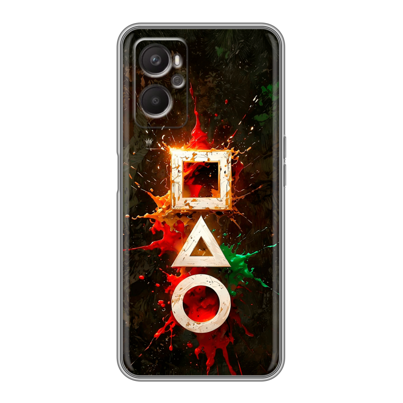 Силиконовый чехол на OPPO A96 с принтом Squid Game Игра кальмара Силиконовый чехол на OPPO A96 с принтом Squid Game Игра кальмара