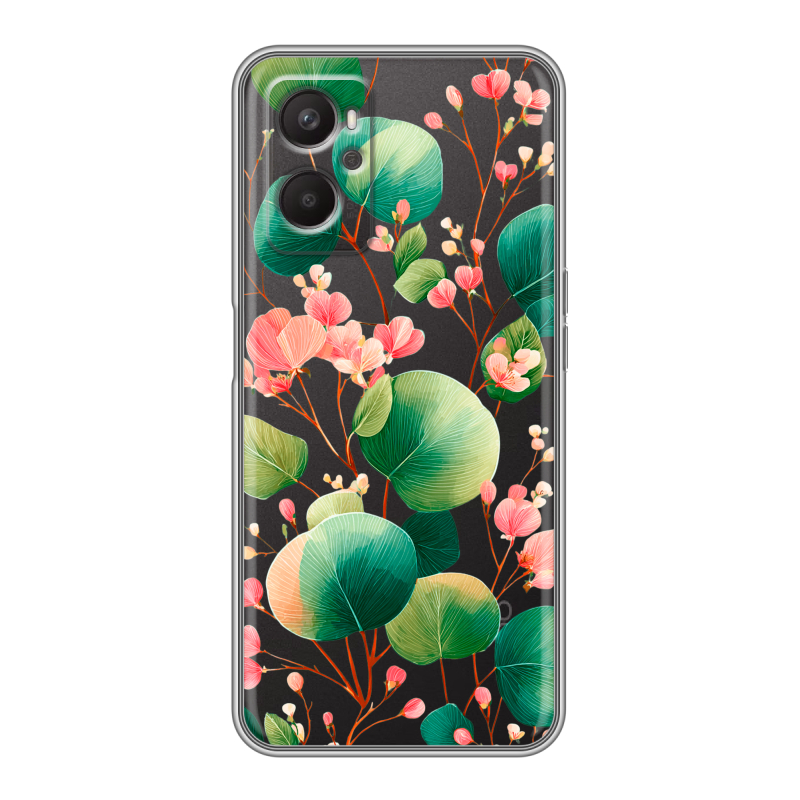 Силиконовый чехол на OPPO A96 с принтом женский Силиконовый чехол на OPPO A96 с принтом женский
