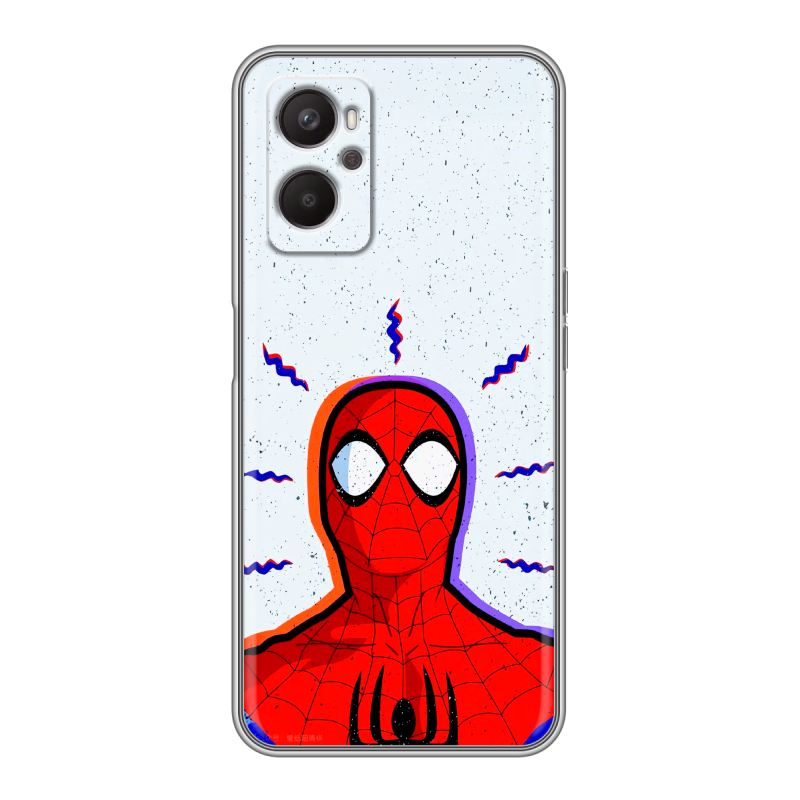 Силиконовый чехол на OPPO A96 с принтом Spiderman Человек паук Силиконовый чехол на OPPO A96 с принтом Spiderman Человек паук