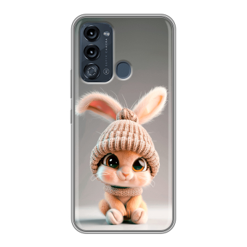 Силиконовый чехол на Itel Vision 3 с принтом Кролик Силиконовый чехол на Itel Vision 3 с принтом Кролик