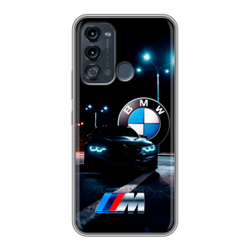 Силиконовый чехол на Itel Vision 3 с принтом БМВ BMW Силиконовый чехол на Itel Vision 3 с принтом БМВ BMW