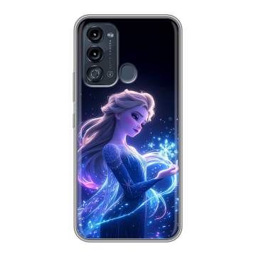 Силиконовый чехол на Itel Vision 3 с принтом Холодное сердце Frozen Силиконовый чехол на Itel Vision 3 с принтом Холодное сердце Frozen