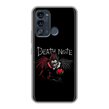 Силиконовый чехол на Itel Vision 3 с принтом Death note Тетрадь смерти Силиконовый чехол на Itel Vision 3 с принтом Death note Тетрадь смерти