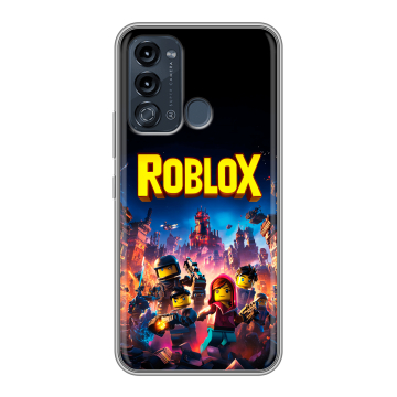 Силиконовый чехол на Itel Vision 3 с принтом Roblox Роблокс Силиконовый чехол на Itel Vision 3 с принтом Roblox Роблокс