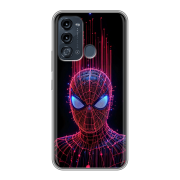 Силиконовый чехол на Itel Vision 3 с принтом Spiderman Человек паук Силиконовый чехол на Itel Vision 3 с принтом Spiderman Человек паук