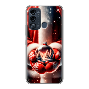 Силиконовый чехол на Itel Vision 3 с принтом Новый год Силиконовый чехол на Itel Vision 3 с принтом Новый год