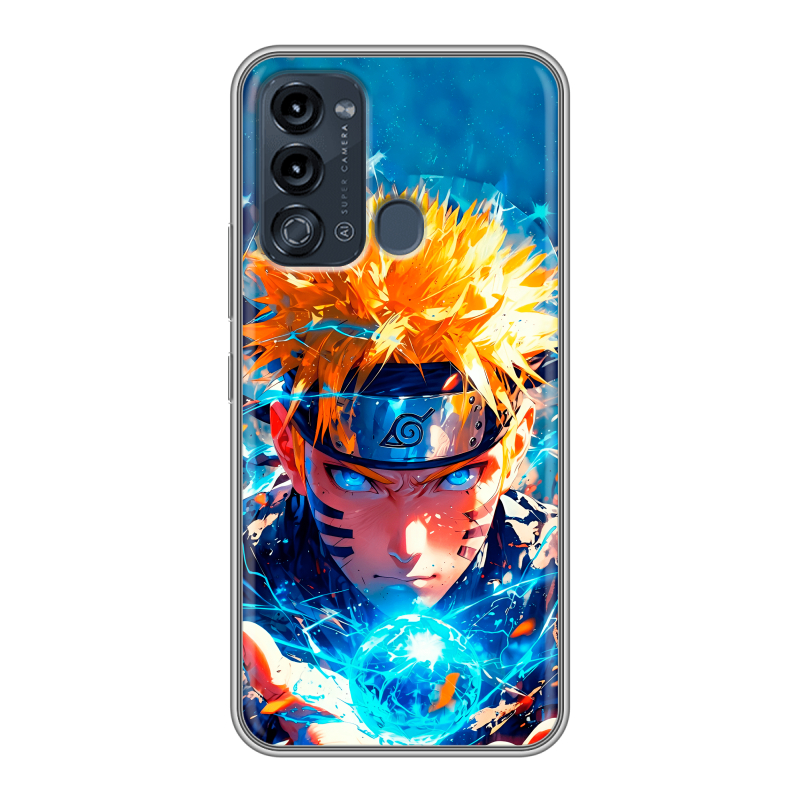 Силиконовый противоударный чехол на Itel Vision 3 с принтом Аниме Наруто Naruto Силиконовый противоударный чехол на Itel Vision 3 с принтом Аниме Наруто Naruto