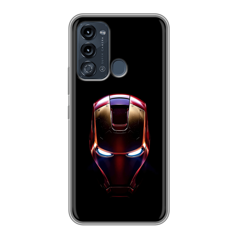 Силиконовый чехол на Itel Vision 3 с принтом IronMan Железный человек Силиконовый чехол на Itel Vision 3 с принтом IronMan Железный человек