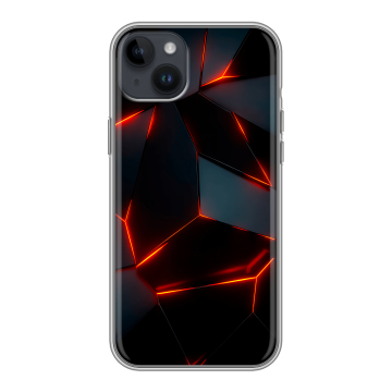 Силиконовый чехол на Iphone 14 Plus с принтом Яркие абстракции