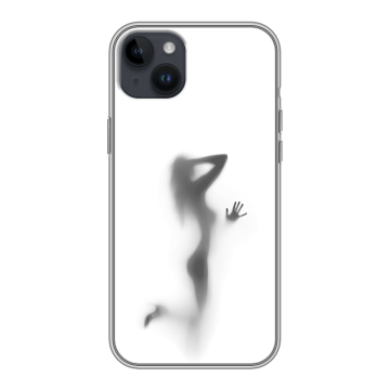 Силиконовый чехол на Iphone 14 Plus с принтом Силуэт Силиконовый чехол на Iphone 14 Plus с принтом Силуэт