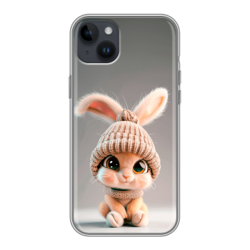 Силиконовый чехол на Iphone 14 Plus с принтом Кролик Силиконовый чехол на Iphone 14 Plus с принтом Кролик