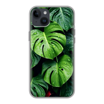 Силиконовый чехол на Iphone 14 Plus с принтом Листья Силиконовый чехол на Iphone 14 Plus с принтом Листья