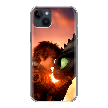 Силиконовый чехол на Iphone 14 Plus с принтом Как приручить дракона Силиконовый чехол на Iphone 14 Plus с принтом Как приручить дракона