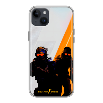 Силиконовый чехол на Iphone 14 Plus с принтом Контер страйк Counter strike Силиконовый чехол на Iphone 14 Plus с принтом Контер страйк Counter strike