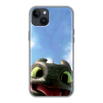 Силиконовый чехол на Iphone 14 Plus с принтом Как приручить дракона