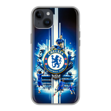 Силиконовый чехол на Iphone 14 Plus с принтом Chelsea Челси Силиконовый чехол на Iphone 14 Plus с принтом Chelsea Челси