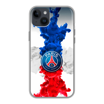 Силиконовый чехол на Iphone 14 Plus с принтом PSG ПСЖ Силиконовый чехол на Iphone 14 Plus с принтом PSG ПСЖ