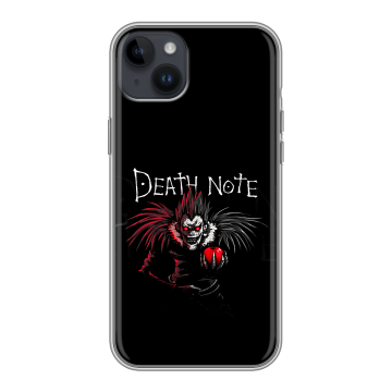 Силиконовый чехол на Iphone 14 Plus с принтом Death note Тетрадь смерти Силиконовый чехол на Iphone 14 Plus с принтом Death note Тетрадь смерти