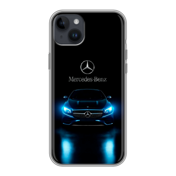 Силиконовый чехол на Iphone 14 Plus с принтом Mercedes Мерседес Силиконовый чехол на Iphone 14 Plus с принтом Mercedes Мерседес