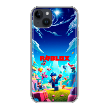 Силиконовый чехол на Iphone 14 Plus с принтом Roblox Роблокс Силиконовый чехол на Iphone 14 Plus с принтом Roblox Роблокс