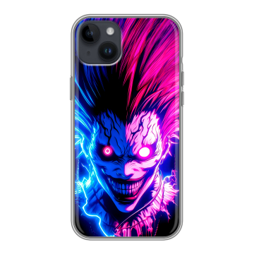 Силиконовый чехол на Iphone 14 Plus с принтом Death note Тетрадь смерти Силиконовый чехол на Iphone 14 Plus с принтом Death note Тетрадь смерти