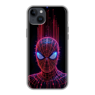 Силиконовый чехол на Iphone 14 Plus с принтом Spiderman Человек паук