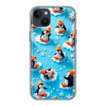 Силиконовый чехол на Iphone 14 Plus с принтом Новый год Силиконовый чехол на Iphone 14 Plus с принтом Новый год
