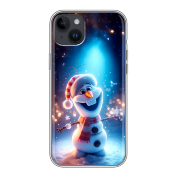 Силиконовый чехол на Iphone 14 Plus с принтом Новый год Силиконовый чехол на Iphone 14 Plus с принтом Новый год