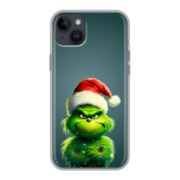 Силиконовый чехол на Iphone 14 Plus с принтом Новый год Силиконовый чехол на Iphone 14 Plus с принтом Новый год