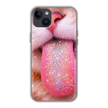 Силиконовый чехол на Iphone 14 Plus с принтом для девочек Силиконовый чехол на Iphone 14 Plus с принтом для девочек