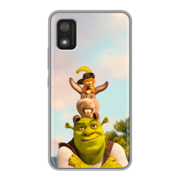Силиконовый чехол на Itel A17 с принтом Шрек Shrek