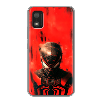 Силиконовый чехол на Itel A17 с принтом человек паук spiderman Силиконовый чехол на Itel A17 с принтом человек паук spiderman