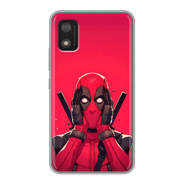 Силиконовый чехол на Itel A17 с принтом Дедпул Deadpool Силиконовый чехол на Itel A17 с принтом Дедпул Deadpool